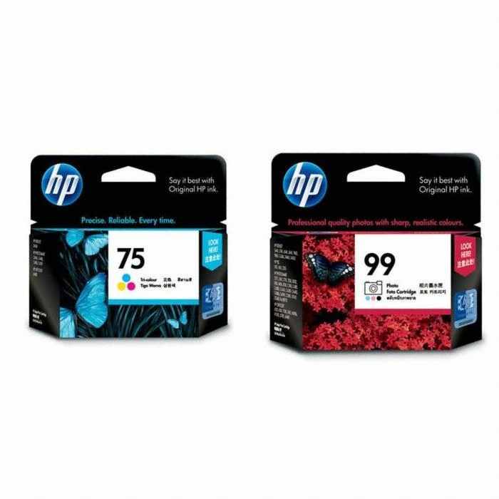HP 정품 75 (CB337WA), 99 (C9369WA) 세트_이미지