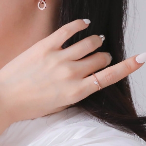 헤스티아 핸드메이드+쇼핑백/Fortuna/ Kailyn 925 Silver Ring RR-60239_이미지