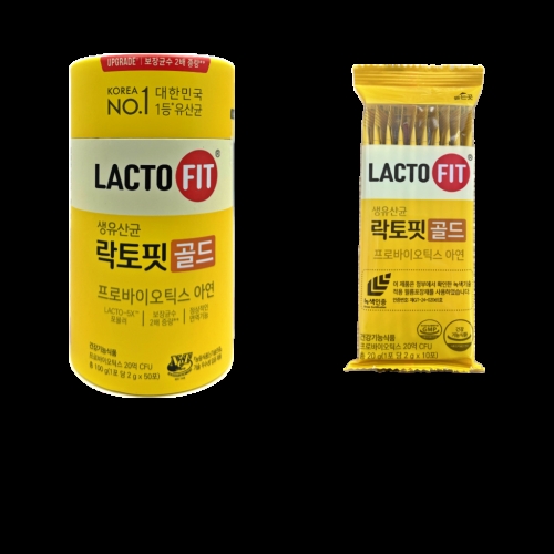  종근당건강 락토핏 생유산균 골드 2g 50포 + 10포 기획세트 [1개]