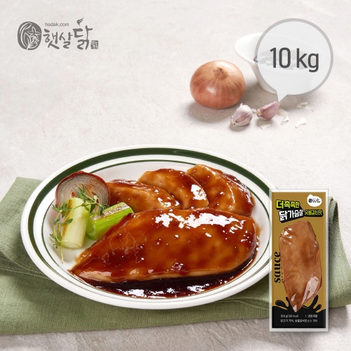 햇살푸드시스템 햇살닭 더 촉촉한 닭가슴살 숯불갈비맛 100g (100개)