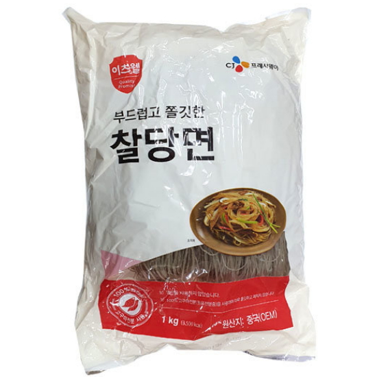 CJ프레시웨이 이츠웰 찰당면 1kg이미지입니다. 누르면 해당 게시물로 새창이동합니다.