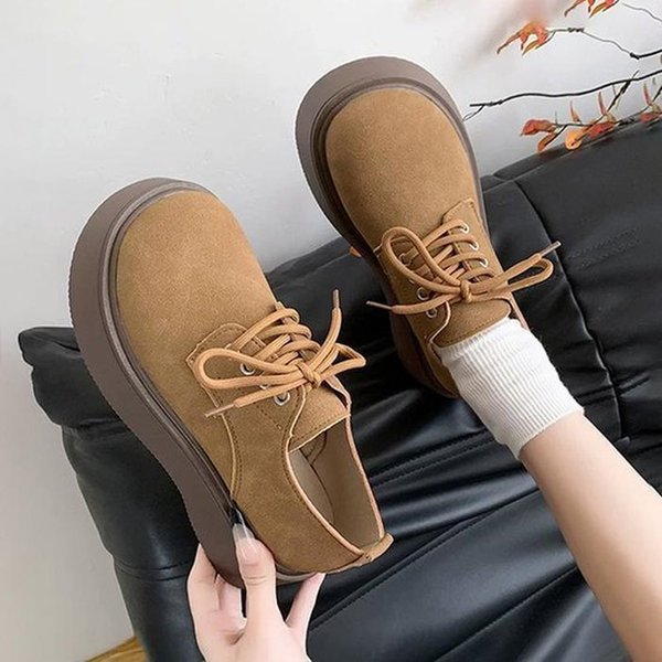 더블디 빈티지 통굽 2컬러 여성 클래식 플랫폼 로퍼 LK-Y77 32428544A