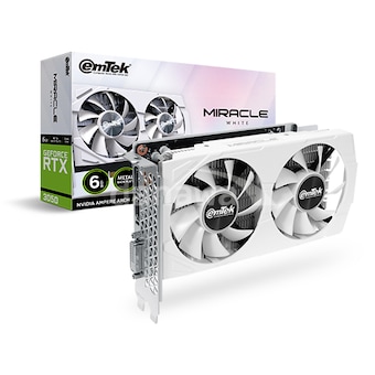 <b>이엠텍</b> 지포스 RTX 3050 MIRACLE WHITE D6 6GB