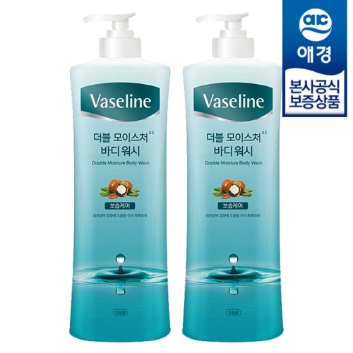바세린 애경 더블 모이스처 바디워시 800ml x2개_이미지