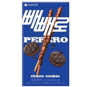 롯데 빼빼로 초코쿠키 37g x 10입 사무실과자 어린이집 단체 아이간식 쿠키 빼빼로데이