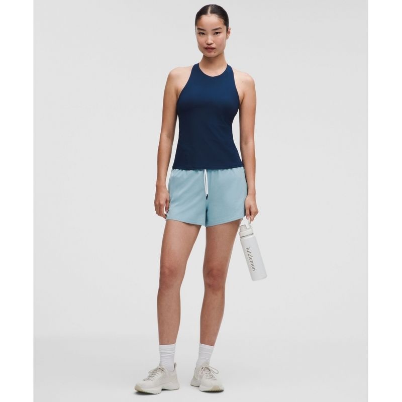 룰루레몬 LULULEMON 코트 라이벌 하이라이즈 쇼츠 3inch SEAF CLBL LW7CYLS-077375 274214_이미지