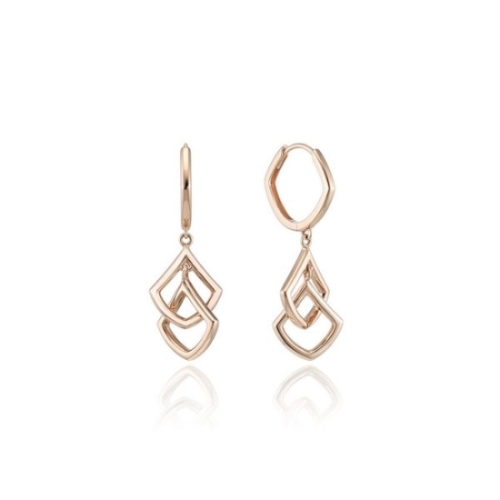 로이드 블루밍 오라클 드롭 14K 원터치 링 귀걸이 LOSP3009G_이미지