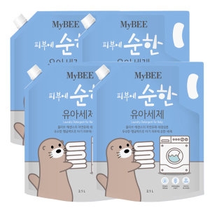 마이비 순한 유아세제 리필 2100mlX4팩