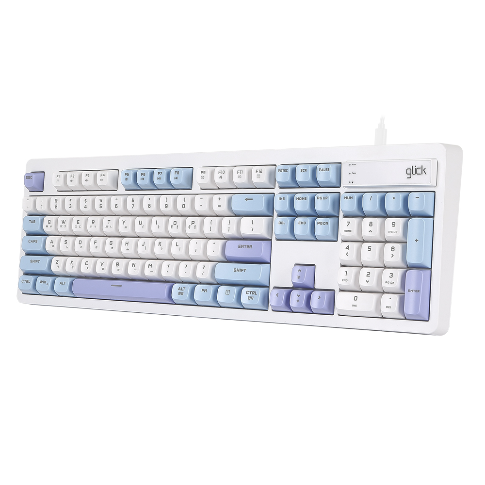 지클릭커 OFFICEPRO OPK50 사일런스 M RGB 무소음 방수 104 (Sky City)_이미지