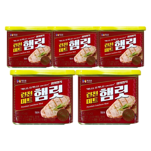 목우촌 런천미트 햄릿 340g (5개)_이미지