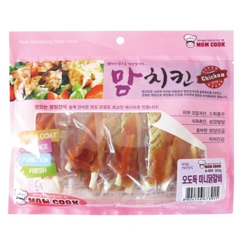 피에스코리아 맘쿡 맘치킨 오도독 미니닭갈비 300g (5개)_이미지