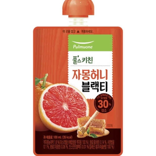 풀무원 풀스키친 자몽허니블랙티 100ml (40개)_이미지