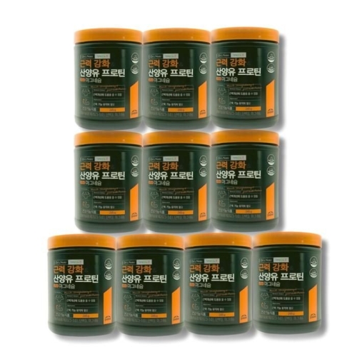한국생활건강 팔레오 근력강화 산양유 프로틴 plus 마그네슘 245g (10개)_이미지