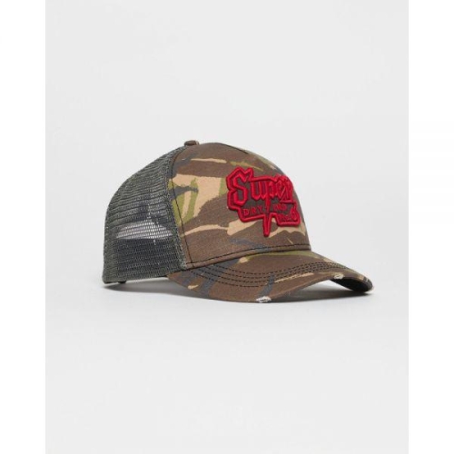 슈퍼드라이 더트 로드 트러커 캡 파라 카모 7227974
