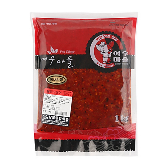 여우마을 웰빙오징어젓 1kg (1개)