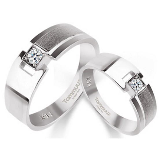 14K 0.2캐럿 다이아 로잔느 커플링 D2033RR