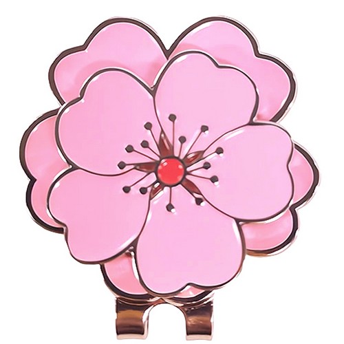 턴트골프 벚꽃 이중꽃잎 볼마커 (1개)_이미지
