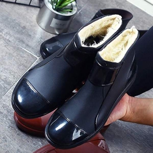 남성 SSL650O6 방한 털안감 스타일 올블랙 겨울 방한 방수 레인