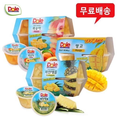 후룻볼 4개입 x6팩 복숭아2+망고2+파인애플2