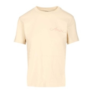 아미리 블리치 반다나 패치 티셔츠 AWJYTE1061 ALABASTER