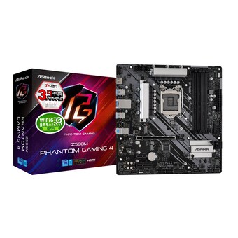ASRock Z590M Phantom Gaming 4 + WiFi6 모듈 패키지 디앤디컴