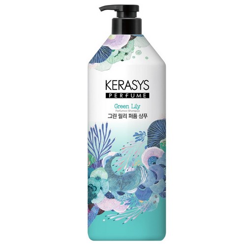 애경 케라시스 그린 릴리 퍼퓸 샴푸 1000ml (3개)