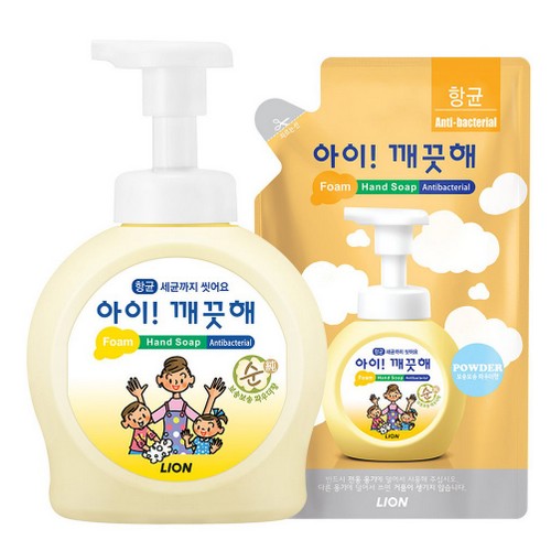 아이깨끗해 폼 핸드솝 순 490ml+리필 450ml