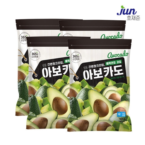 호재준 냉동 아보카도 (500g,4팩)_이미지