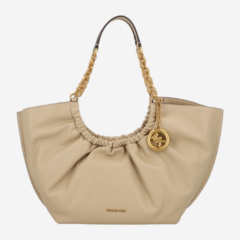  마이클코어스 라운드 로고 참 루시드 오프닝 쇼퍼백 30T6A50T5L 156KHAKI