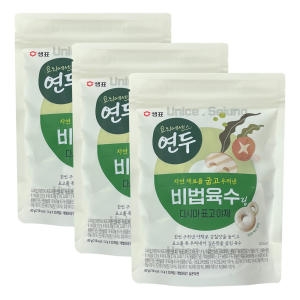 샘표 연두링 다시마표고야채 80g(4gx20입) (3개)_이미지