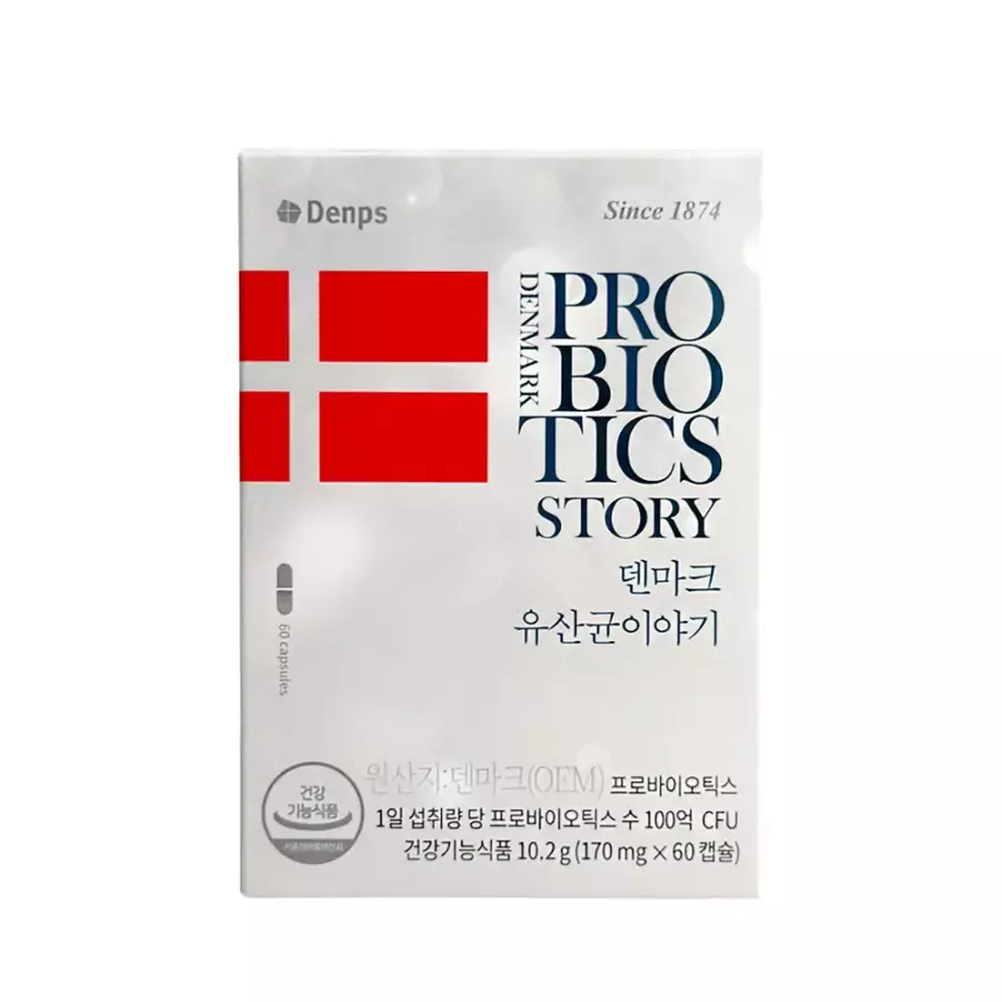 덴프스 덴마크 유산균 이야기 170mg 60캡슐 (18개)_이미지