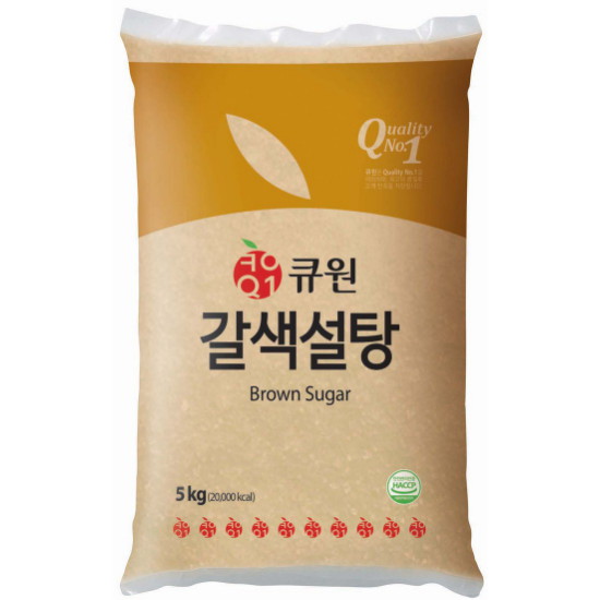 큐원 갈색설탕 5kg (1개)_이미지