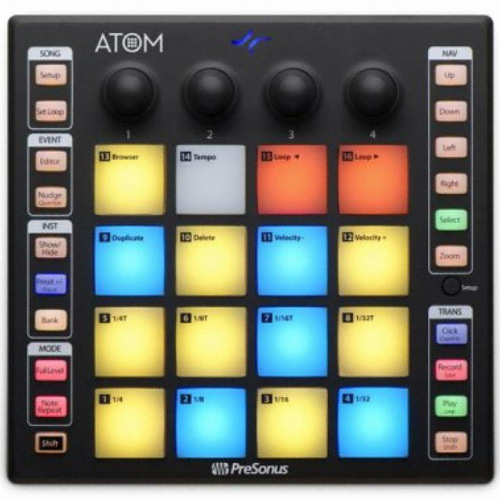PRESONUS 프리소너스 ATOM 아톰 미디 패드 머신 퍼포_이미지