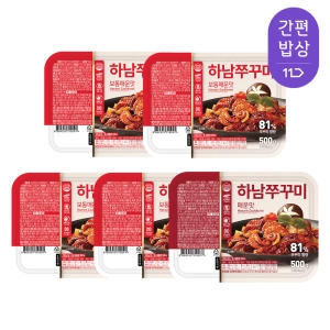 주현푸드 하남쭈꾸미 보통매운맛 500g x 4개 + 매운맛 500g x 1개 (1개)_이미지