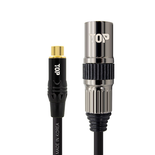 탑라인에이치디 솔탑 RCA to XLR 케이블 (5m, SOLTOP-2017)