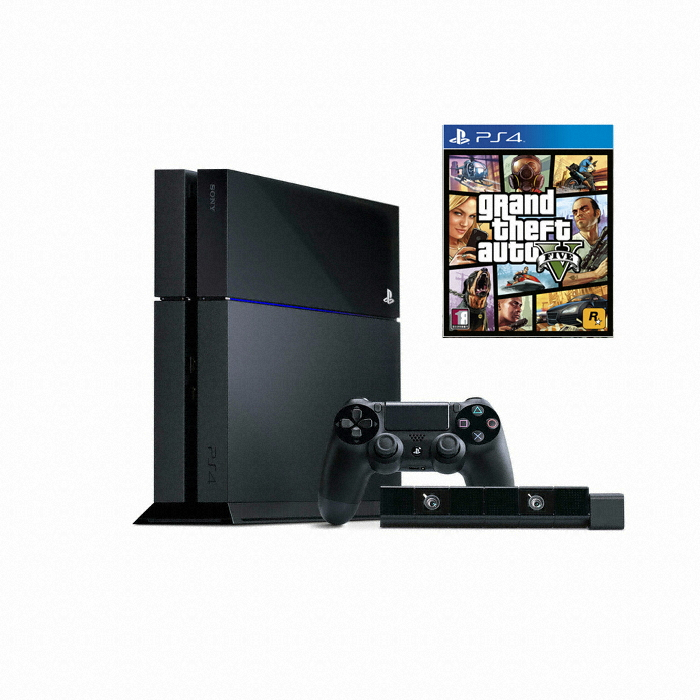 플레이스테이션 4 500GB CUH-1105 게임+카메라 번들 GTA 5_이미지