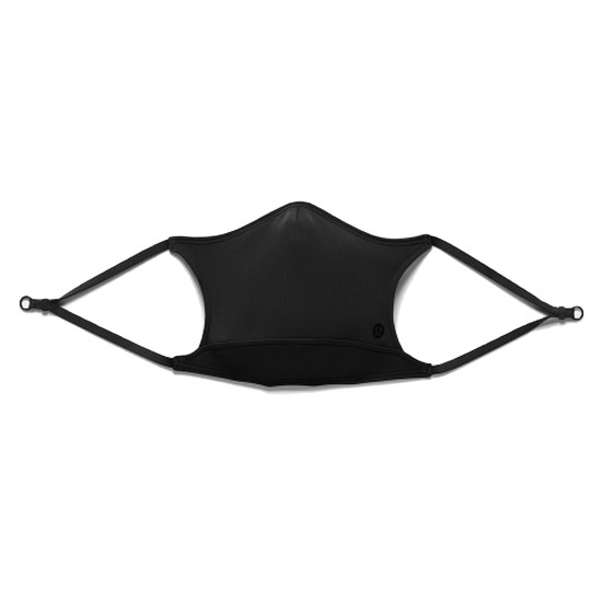 룰루레몬 이어 루프 페이스 마스크 (BLK)