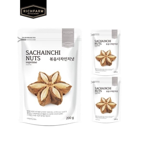 리치팜너트 볶음사차인치넛 200g (3개)