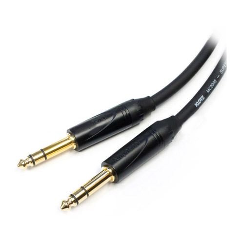 클로츠 6.3mm(수) 고급형 오디오케이블(M2 QS3PB-QS3PB) [3m]