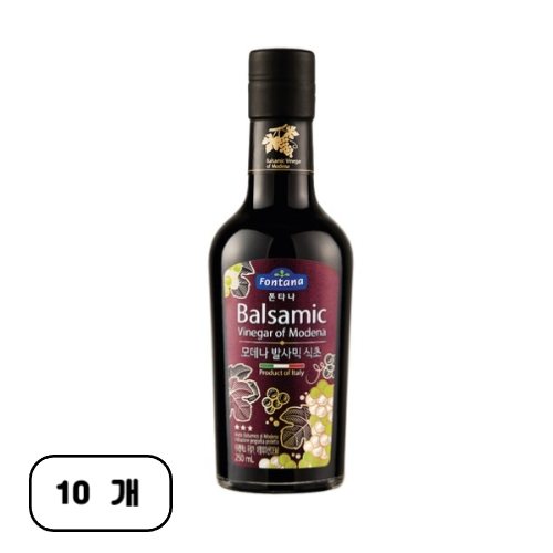 폰타나 모데나 발사믹 식초 실버라벨 250ml (10개)_이미지