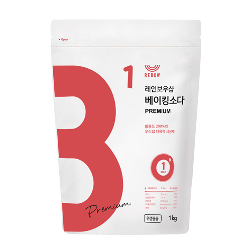 레인보우샵  베이킹소다 프리미엄 1kg (1개)
