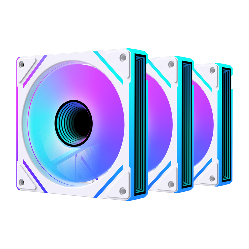 AONE STORM INFINITY PRO-120 ARGB PWM (3팩, 화이트)_이미지
