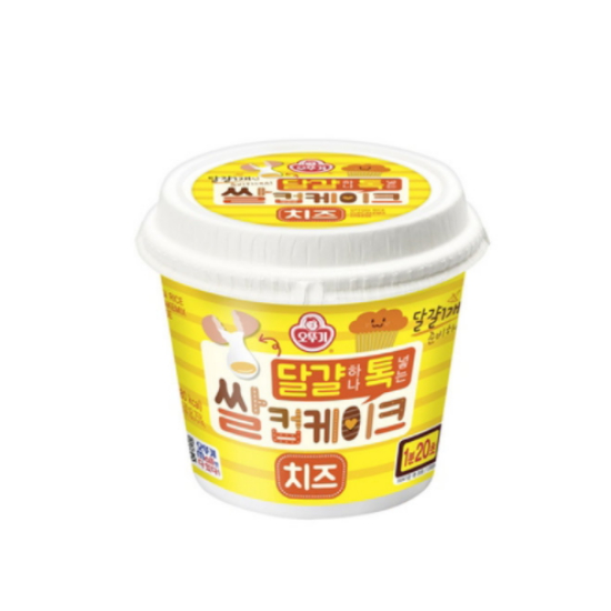 오뚜기 달걀하나 톡 넣는 쌀컵케이크 치즈 60g (1개)_이미지