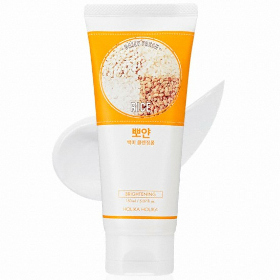엔프라니 홀리카홀리카 데일리 프레시 뽀얀 백미 클렌징폼 150ml (1개)