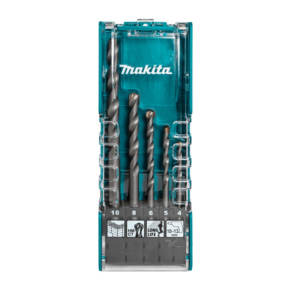 마끼다 콘크리트 드릴비트세트 스트레이트샹크 E-11536 (5pcs)