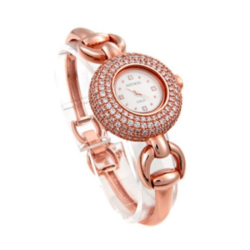 14K GOLD 금팔찌 시계 G 661-2