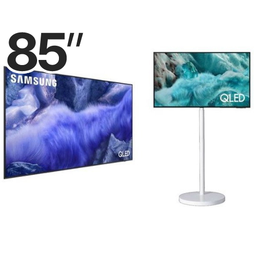 삼성전자 QLED KQ85QFE1AFXKR + KQ43QF7AAFXKR 무빙스타일 (벽걸이, TV+TV)_이미지