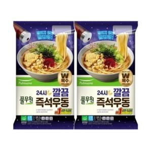 풀무원 24시 깔끔 즉석우동 321.2g (2개)_이미지