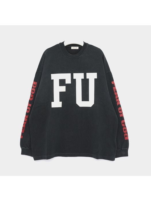 피어오브갓 Fear of God FU 빅로고 프리덤 롱슬리브 긴팔 남성 티셔츠 FG10 10401HWJ 001_이미지