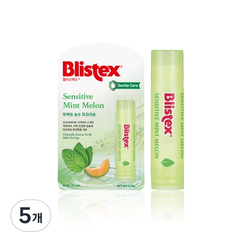 블리스텍스 센시티브 민트멜론 립밤 4.25g (5개)